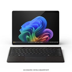 PC portable Microsoft Surface Pro 13" OLED - Copilot+ PC - Snapdragon X Elite - 16Go RAM 512Go SSD - Platine (2024)