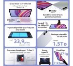 Tablette tactile Xiaomi Redmi Pad Pro 6 128 Go - Bleu