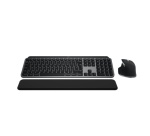 Ensemble clavier et souris Logitech MX Keys S Combo for Mac, clavier et souris sans fil, repose-poignets, clavier retroeclaire, defilement rapide, Bluetooth USB-C