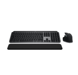 Ensemble clavier et souris Logitech MX Keys S Combo for Mac, clavier et souris sans fil, repose-poignets, clavier retroeclaire, defilement rapide, Bluetooth USB-C
