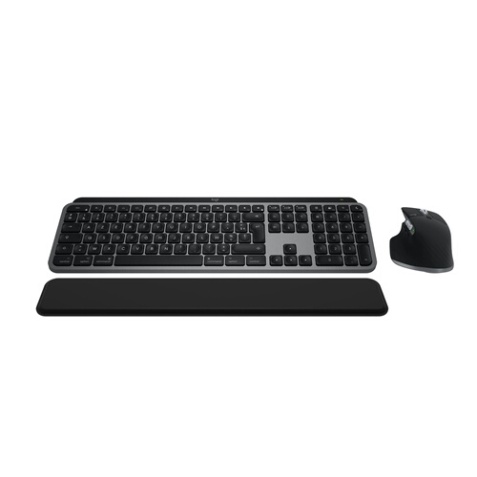 Ensemble clavier et souris Logitech MX Keys S Combo for Mac, clavier et souris sans fil, repose-poignets, clavier retroeclaire, defilement rapide, Bluetooth USB-C