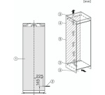 Réfrigérateur 1 porte Miele K 7747 D - ENCASTRABLE 177 CM