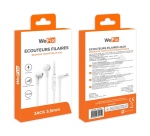 Kit piéton pour téléphone mobile Wefix KIT PIETON JACK BLANC