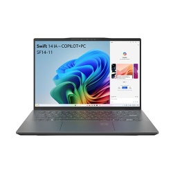 PC portable Acer Swift 14 AI SF14-11-X71Z 14" Copilot+PC Qualcomm Snapdragon X Plus 16 Go RAM 1 To SSD Gris