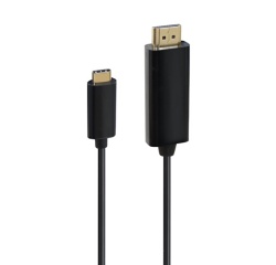 Cables USB Accsup CABLE USB-C VERS HDMI ULTRA HD 4K 1,8M NOIR