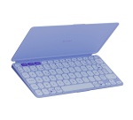 Clavier pour tablette Logitech Keys-To-Go 2, clavier Bluetooth universel - Lilas