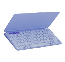 Clavier pour tablette Logitech Keys-To-Go 2, clavier Bluetooth universel - Lilas