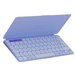 Clavier pour tablette Logitech Keys-To-Go 2, clavier Bluetooth universel - Lilas
