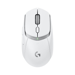 Souris Logitech sans fil G309 LIGHTSPEED, légère, switch hybrides LIGHTFORCE, capteur HERO 25K - Blanche
