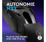Souris Logitech sans fil G309 LIGHTSPEED, légère, Switchs hybrides LIGHTFORCE, capteur HERO 25K - Noire
