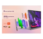 Tablette tactile Lenovo Tab Plus - 11.5'' 2K 90hz - 8 haut-parleurs JBL - 128 Go Gris