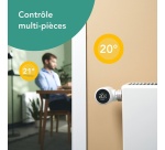 Thermostat connecté Tado Filaire Kit de demarrage X et 2 tetes thermostatiques X