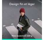 Clavier pour tablette Logitech Keys-To-Go 2 sans fil pour iPad - Gris Pale