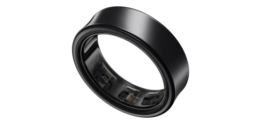 Accessoires bracelet et montre connectée Samsung Bague Galaxy Ring noire taille 9