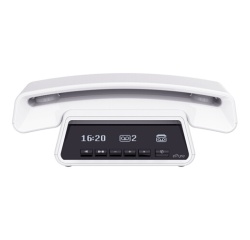 Téléphone sans fil Alcatel EPURE PREMIUM BLANC avec répondeur et fonction blocage appels publicitaires