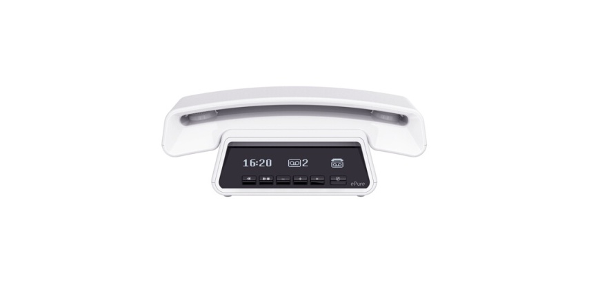 Téléphone sans fil Alcatel EPURE PREMIUM BLANC avec répondeur et fonction blocage appels publicitaires