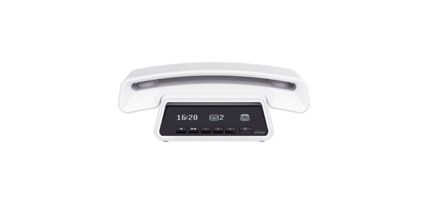 Téléphone sans fil Alcatel EPURE PREMIUM BLANC avec répondeur et fonction blocage appels publicitaires