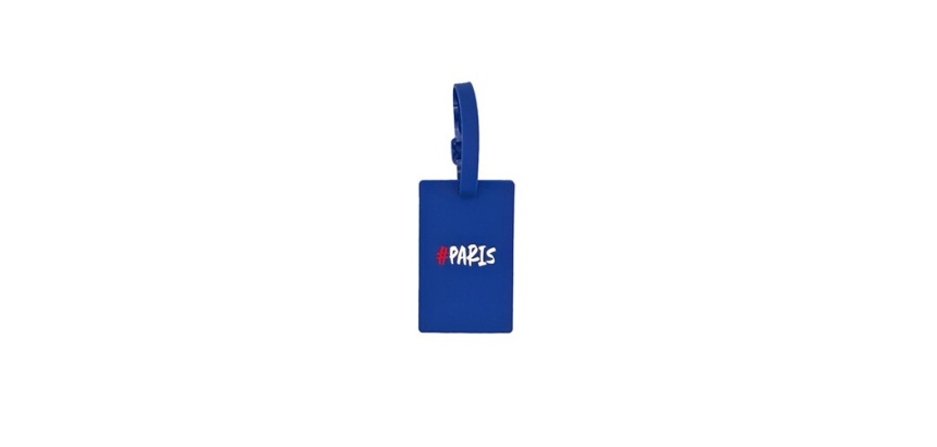 Etiquette de voyage Yello Koko Etiquette baggage Taggy #Paris Bleu