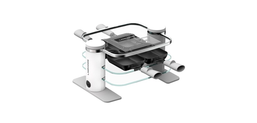 Raclette Lagrange 4 Transparence 079401 Blanc et Gris