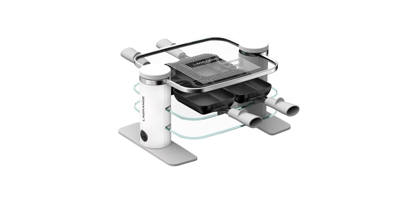 Raclette Lagrange 4 Transparence 079401 Blanc et Gris