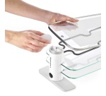 Raclette Lagrange 4 Transparence 079401 Blanc et Gris