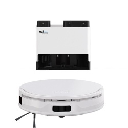 Aspirateur robot Eziclean Robot aspirateur laveur EZIclean All In One Z12 Ultra avec base de vidage