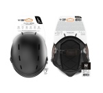 Casque vélo Casr Life Noir avec visière - L
