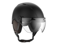 Casque vélo Casr Life Noir avec visière - M