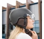 Casque vélo Casr Life Noir avec visière - M