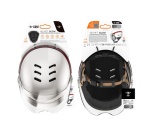 Casque vélo Casr GLOW AVEC LED ET VISIERE BLANC IVOIRE – L