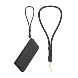 Coque et étui téléphone mobile Made For Xiaomi Folio noir + Dragonne pour Redmi 13 4G