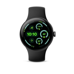 Montre connectée Google PIXEL WATCH 3 45MM 4G LTE NOIR MAT BRACELET NOIR VOLCANIQUE