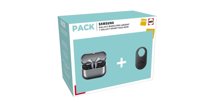 Ecouteurs Samsung PACK GALAXY BUDS3 PRO ARGENT + SMARTTAG2
