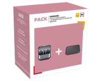 Ecouteurs Samsung PACK GALAXY BUDS3 ARGENT + CHARGEUR 25W