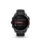 Montre connectée Garmin fenix 8 AMOLED 47mm Acier Gray avec bracelet noir