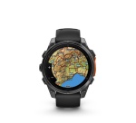 Montre connectée Garmin fenix 8 AMOLED 47mm Acier Gray avec bracelet noir