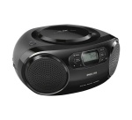 Radio Philips AZB500B DAB Lecteur de CD  avec amplification dynamique des basses Noir