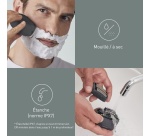 Rasoir électrique Panasonic ES-PV3B-K803 Rasoir ultra-compact 5 lames et moteur lineaire NOIR