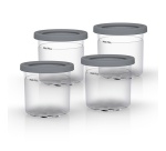Accessoire de cuisine Ninja Lot de 4 pots compatibles avec CREAMI NC300EU