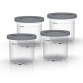 Accessoire de cuisine Ninja Lot de 4 pots compatibles avec CREAMI NC300EU