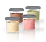 Accessoire de cuisine Ninja Lot de 4 pots compatibles avec CREAMI NC300EU