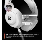 Casque PC Steelseries Micro casque sans fil Arctis Nova 5 Blanc