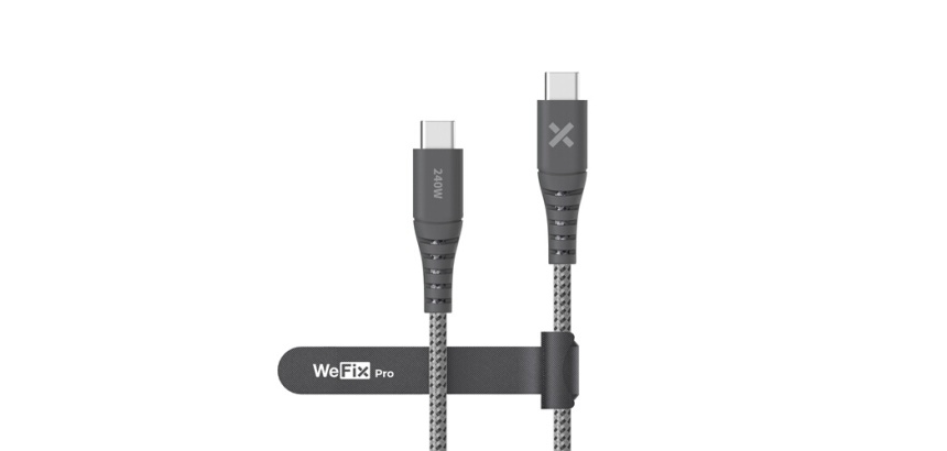 Câble téléphone portable Wefix Pro CABLE RENFORCE USB-C / C 240W USB3 1 METRE