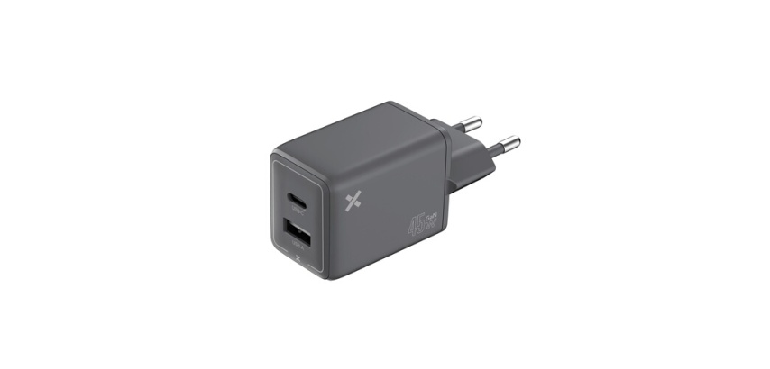 Chargeur pour téléphone mobile Wefix Pro CHARGEUR SECTEUR GaN 45W USB-C & USB-A