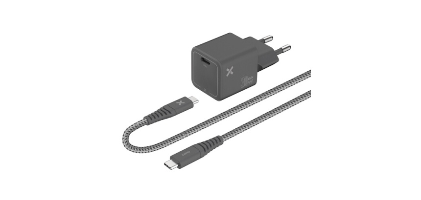 Chargeur pour téléphone mobile Wefix Pro Chargeur secteur GaN 30w + cable 1M USB-C