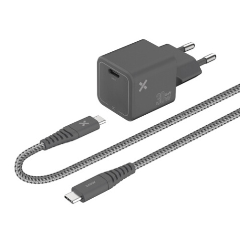 Chargeur pour téléphone mobile Wefix Pro Chargeur secteur GaN 30w + cable 1M USB-C
