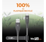 Câble téléphone portable Wefix Pro CABLE RENFORCE USB-A / C USB 3 1 METRE
