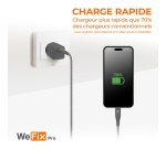 Chargeur pour téléphone mobile Wefix Pro CHARGEUR SECTEUR USB-C GaN 30W