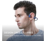 Casque audio Shokz CONDUCTION OSSEUSE OPENRUN USB-C BLEU