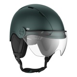 Casque vélo Casr Life Vert Forêt avec visière - L